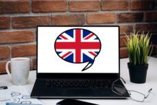 british flag computer screen